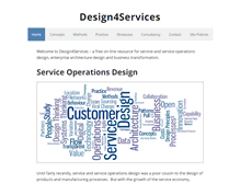 Tablet Screenshot of design4services.com